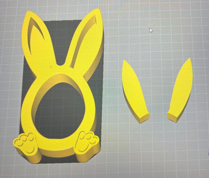 Osterhase 2teilig