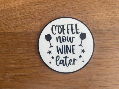 Coffee Wine Coaster / Drink / decor