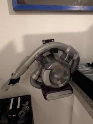 Black+Decker Lithium Flex 2 Hand Vacuum Wall Mount Arm
