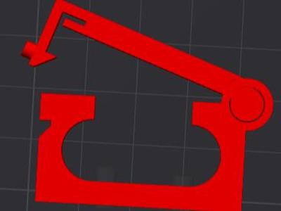 Rigid Cable Clip w/ Screwholes 
