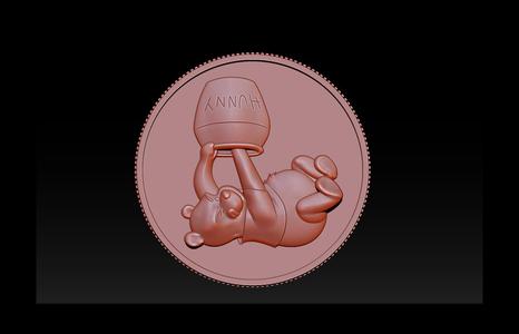 Bear pooh - Coin