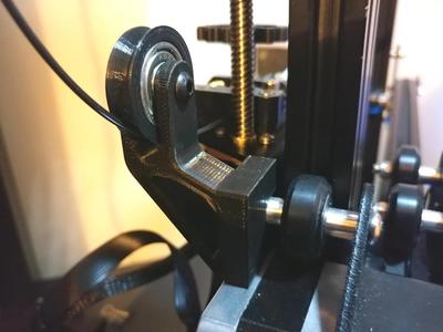 Ender 3 pro fillament roller remix for 10x26x10 bearing , and basic dual extruder