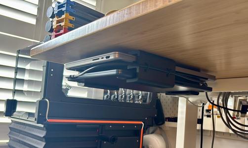 Dual Under-desk Laptop Mount