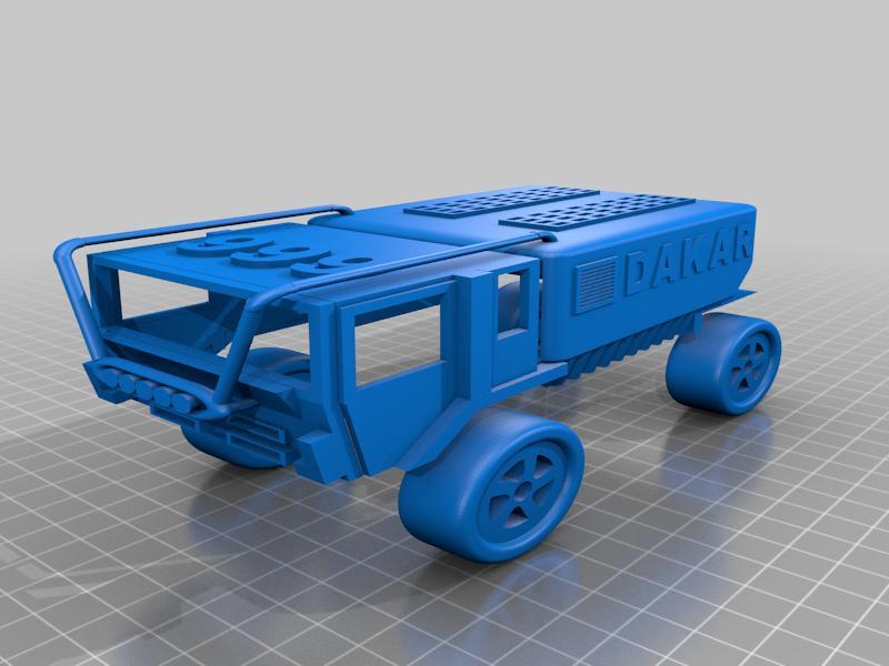 rc body-dakar truck