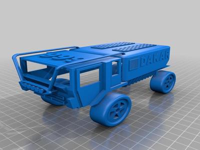 rc body-dakar truck