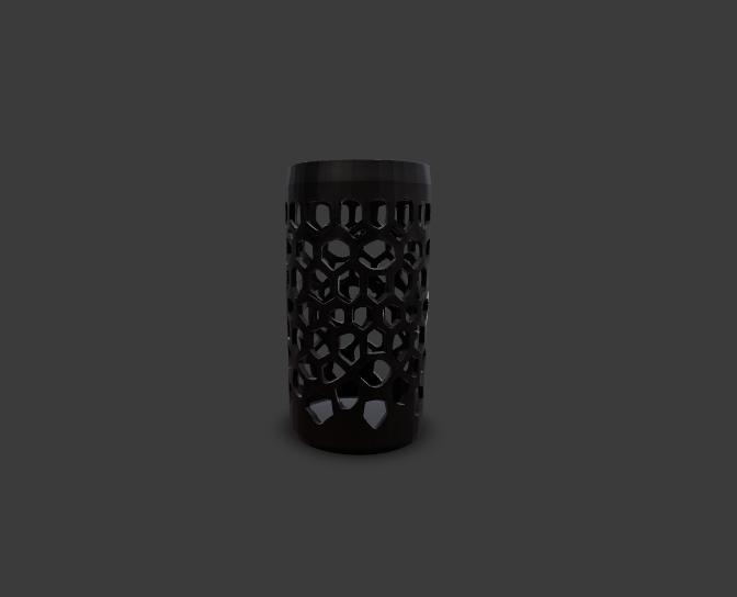 Honeycomb can holder