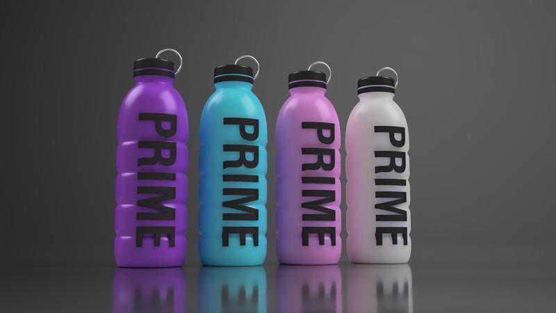 Prime Bottle Keychain