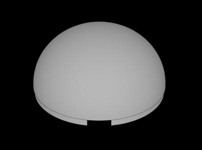 Lego Compatible (86500.dat) Dome  4 x  4 Smooth