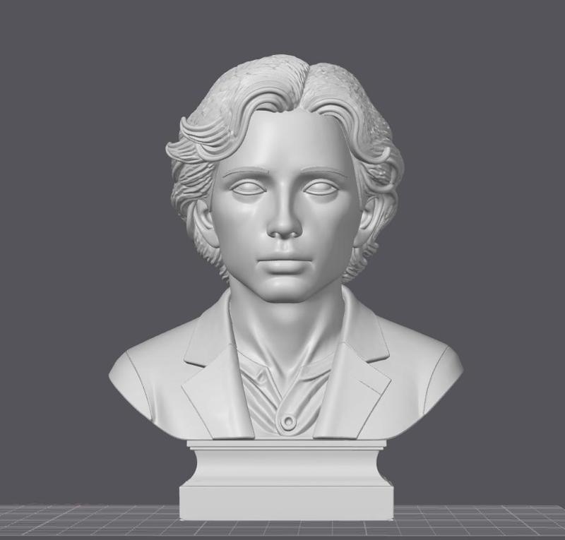 Timothée Chalamet Bust - 3D Model of the American Actor