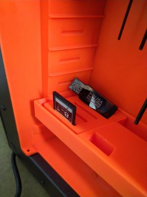 SD Card Holder addition to Prusa Core One Side Storage