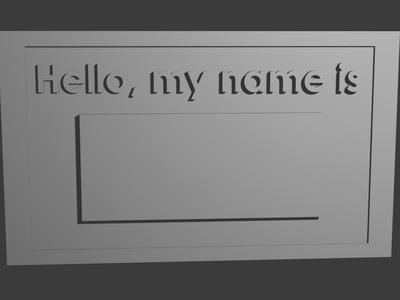 My name is card