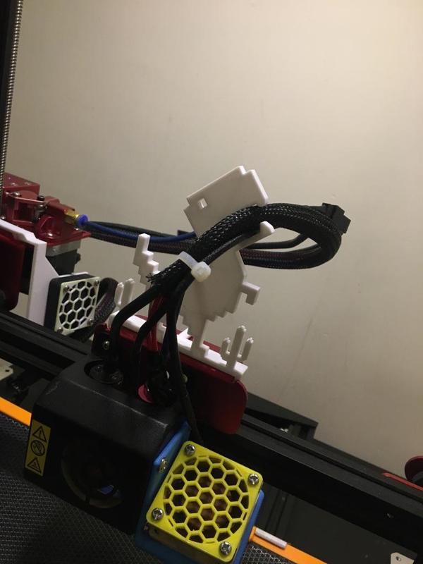 cr-10s pro dino hotend cable support