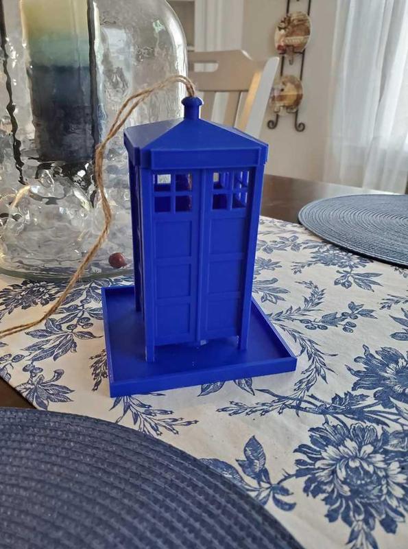 Tardis Bird Feeder