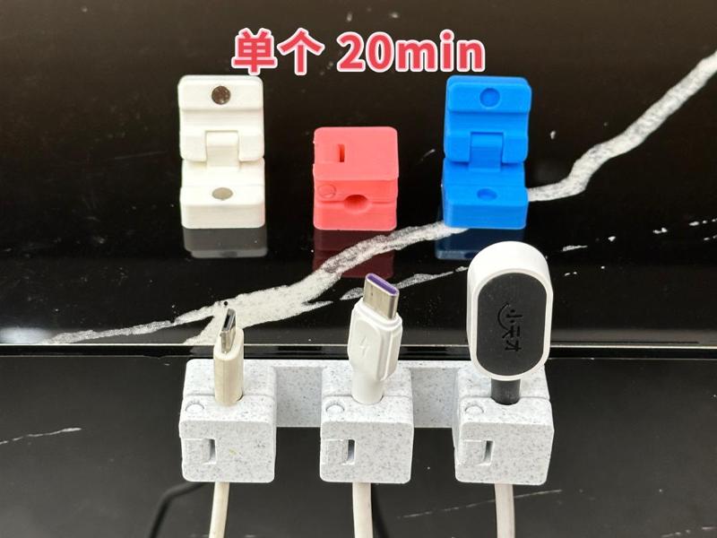 Cable organizer, wire organizer (magnetic and non-magnetic compatible)