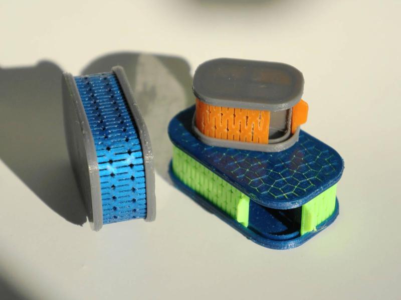 Roller shutter pill dispenser