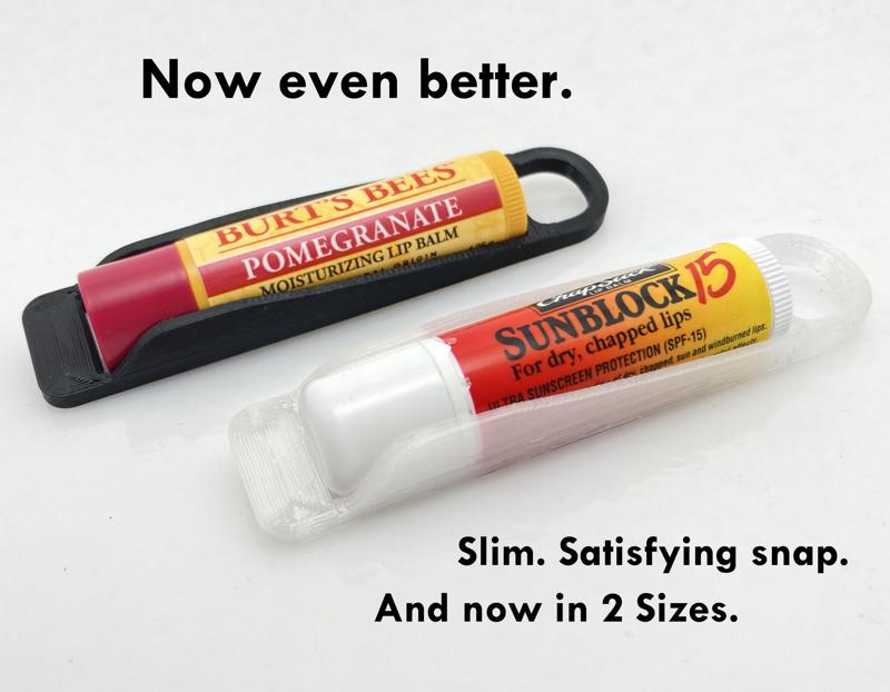 Keychain Balm Clip - 2 Sizes - Fast print