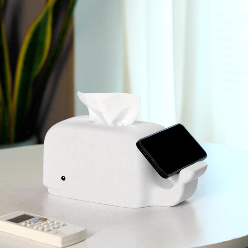 Whale-shaped tissue box