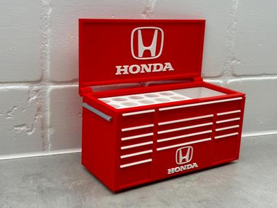 Honda car inspired desk toolbox organizer pen