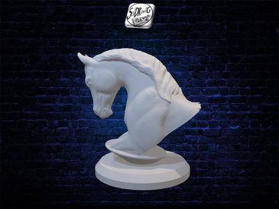 Office Horse Bust - Noble and Flashy