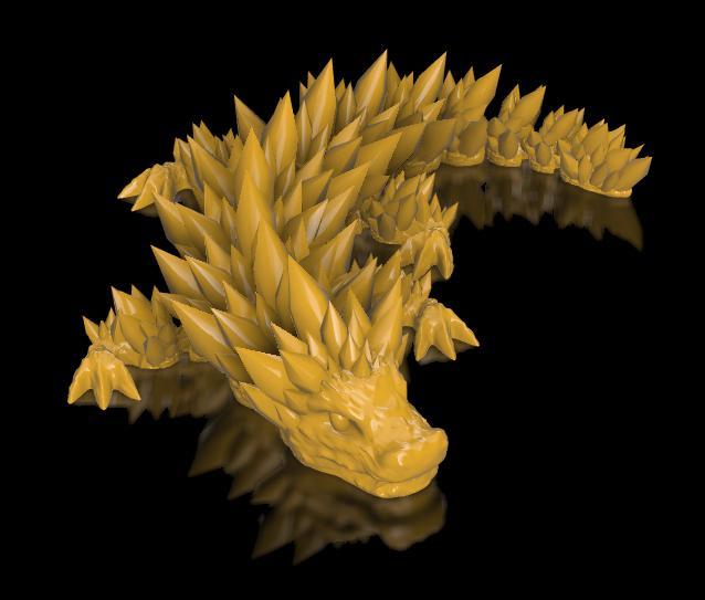 Articulated Quartz Dragon