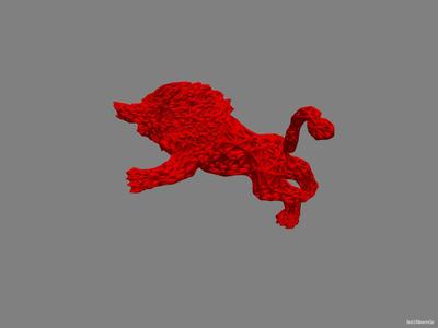 Roaring Courage Lion - Voronoi Style - Spider Web - LowPoly - Perfect Design - Easy Print - Decor