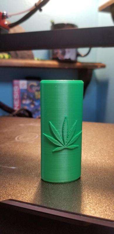 Bic lighter case pot leaf