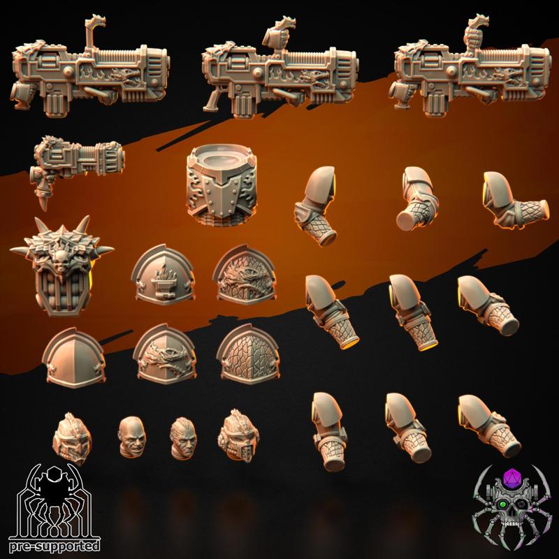 Flame Lizards Infernal Blassters (BuildKit)