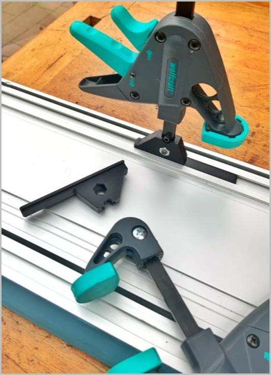 Bosch FSN and Mafell guide rail adapter for mini clamps such as Wolfcraft 3455100 and many others