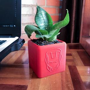 DESKTOP Iron planter (STL file for 3d printing)