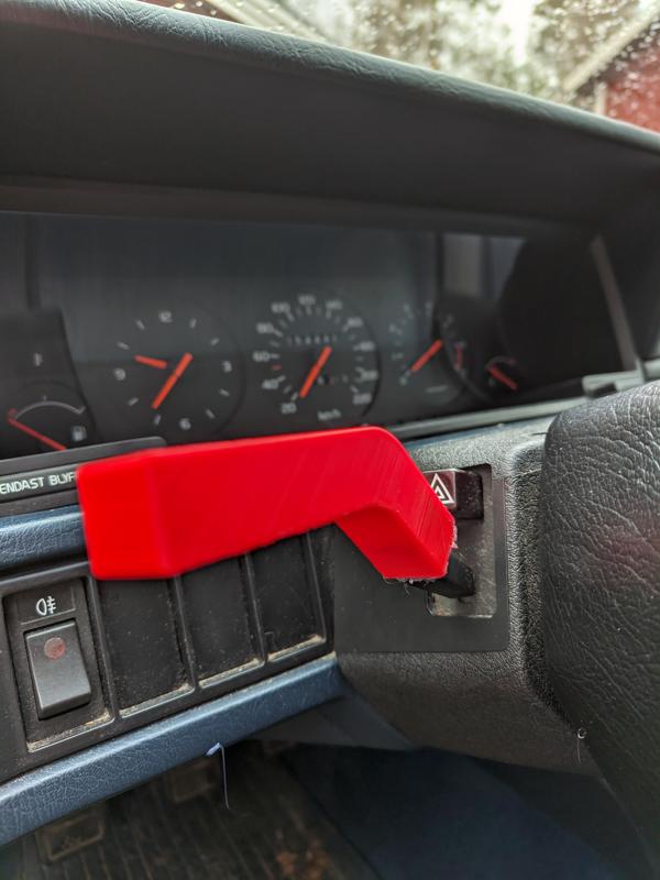 Turn signal handle extender for Volvo 740
