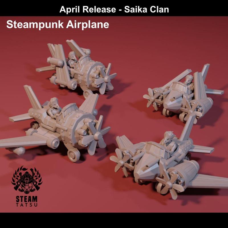 Saika Steampunk Airplane