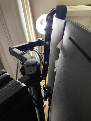Go Pro Style Camera mount for BONTEC Dual Monitor Stand