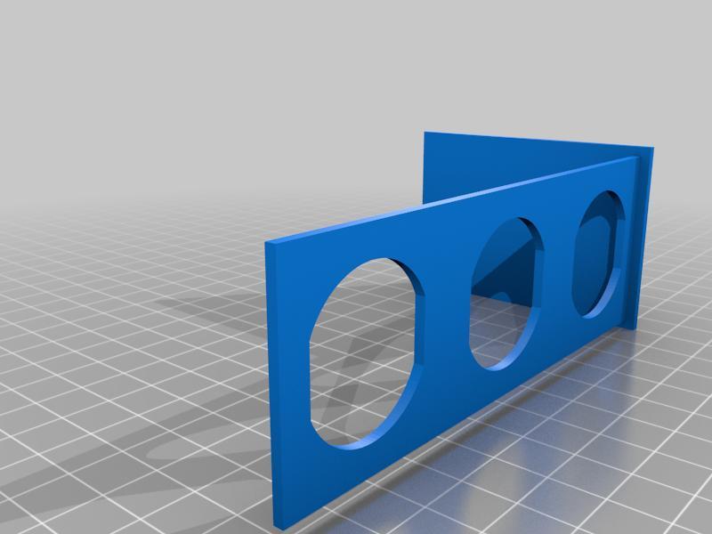 12v car socket housing for 3 plugs