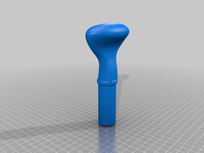SUP (canoe) Paddle Handle with hole