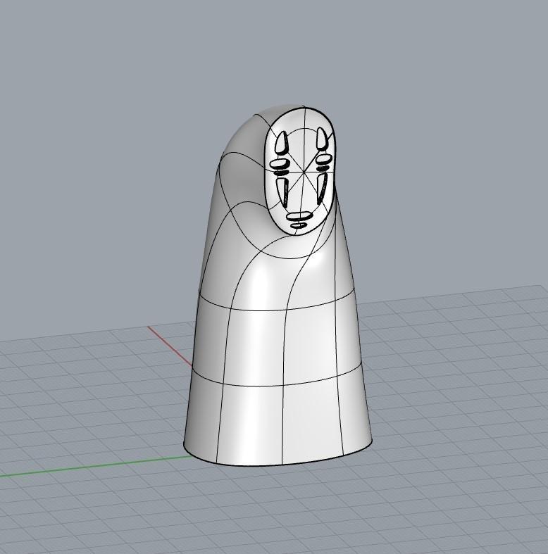Kaonashi (No-Face) Model and Mold
