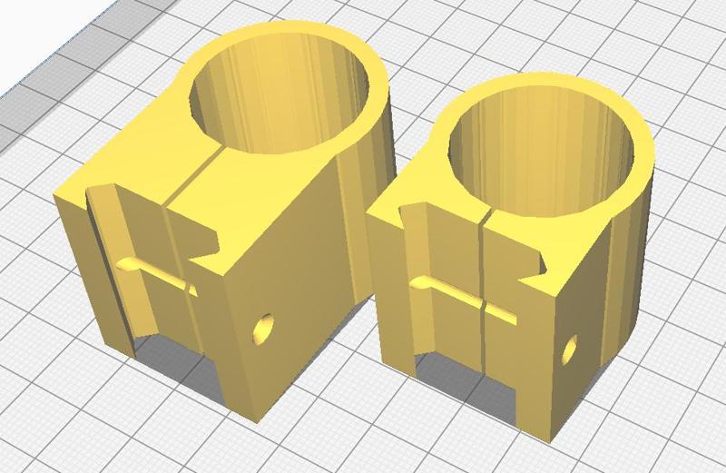 27mm flashlight RIS mount two heights