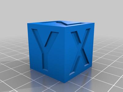 Calibration cube / cubo de calibración