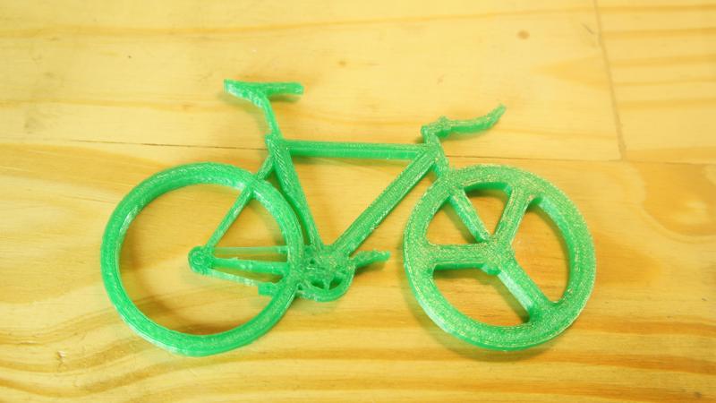Fixie bike keychain