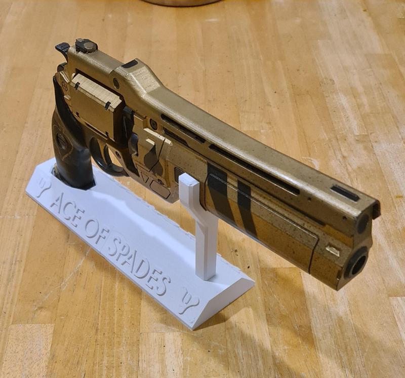 Display Stand for the Ace of Spades Hand Cannon