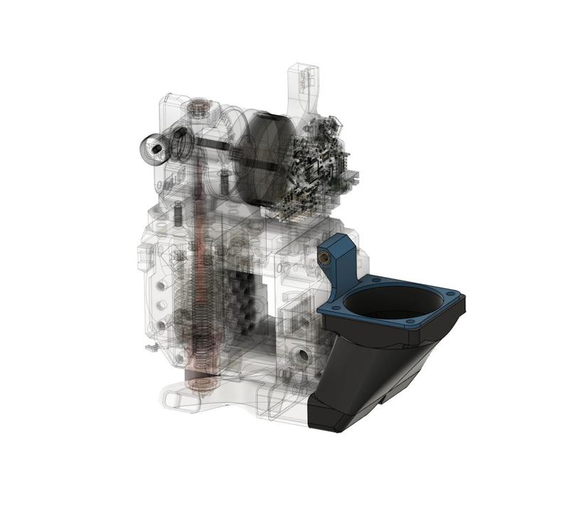 Fastener for the 4028 fan inlet (short version)