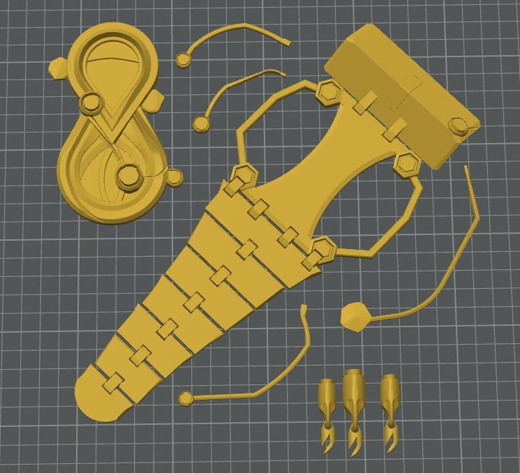 Lest Arcane headpiece (Print in place)