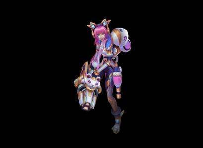 Prestige Battle Cat Jinx League of Legends 3D print model