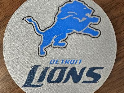 Detroit Lions Coaster Set