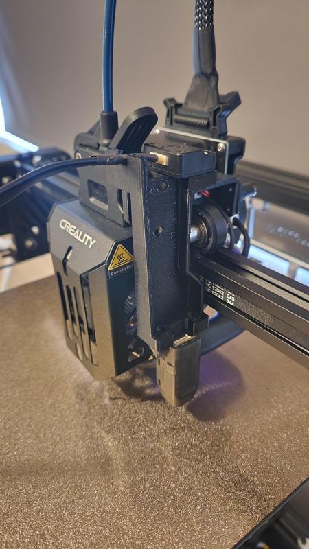 Ender-5 S1 CR-touch Zero-Y-Offset with Sensor Cable Support