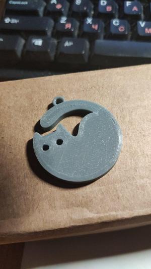Cat keychain