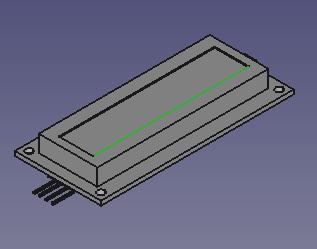 Life accurate 16x02 with I2C backpack model