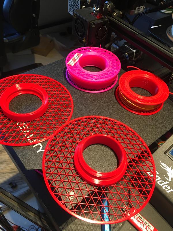 Threaded sample spool