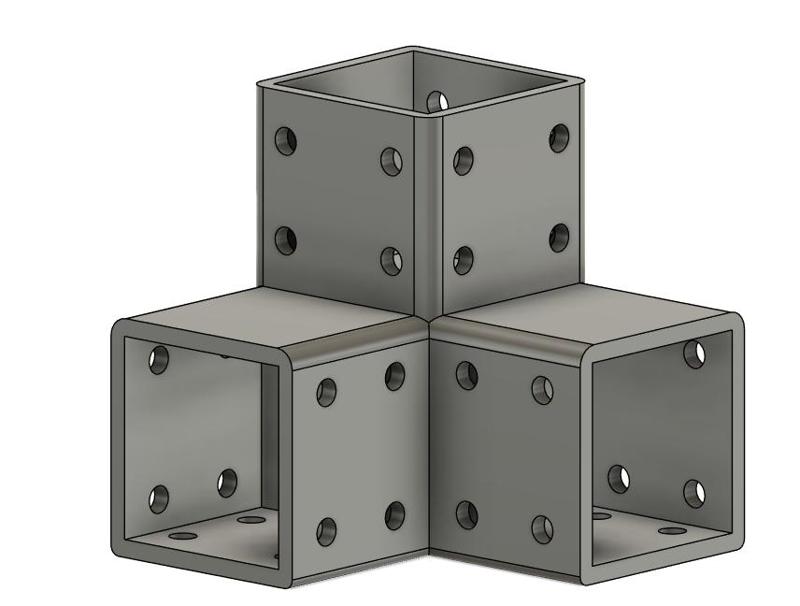 Insert Block for 50mm x 50mm Tube 