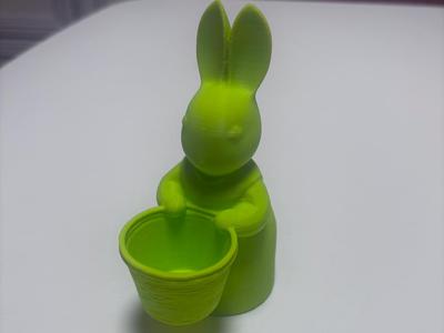 Easter bunny holding a basket