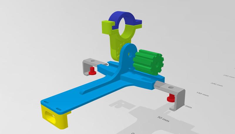 Phone Holder for bike. Parametric FreeCad.